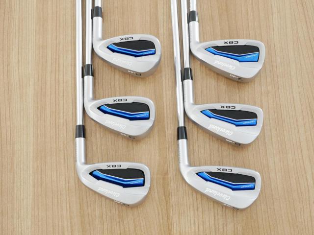 Iron set : Other Brand : ชุดเหล็ก Cleveland Launcher CBX มีเหล็ก 5-Pw (6 ชิ้น) ก้านเหล็ก Dynamic Gold 98 DST R300