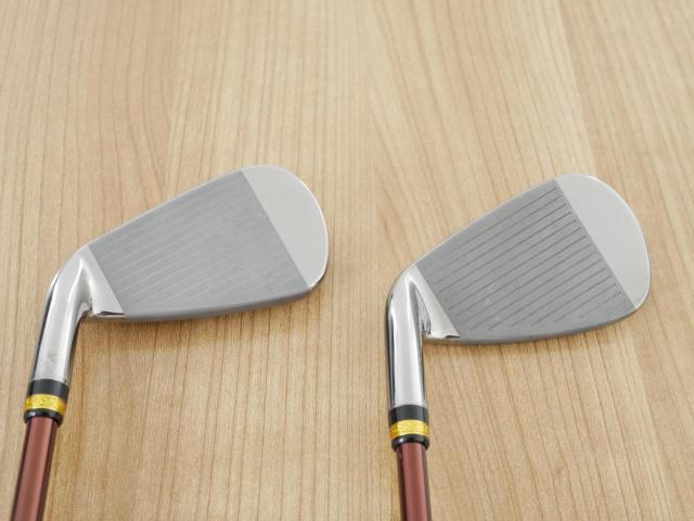 Iron set : Maruman : ชุดเหล็ก Maruman Majesty Prestigio X (รุ่นท๊อปสุด ปี 2020 หน้าเด้ง ตีไกลมาก ของใหม่ 1.2 แสนบาท) มีเหล็ก 6-10,Pw (6 ชิ้น เทียบเท่า 5-Pw) ก้านกราไฟต์ Flex R2