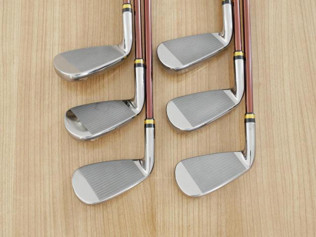 Iron set : Maruman : ชุดเหล็ก Maruman Majesty Prestigio X (รุ่นท๊อปสุด ปี 2020 หน้าเด้ง ตีไกลมาก ของใหม่ 1.2 แสนบาท) มีเหล็ก 6-10,Pw (6 ชิ้น เทียบเท่า 5-Pw) ก้านกราไฟต์ Flex R2