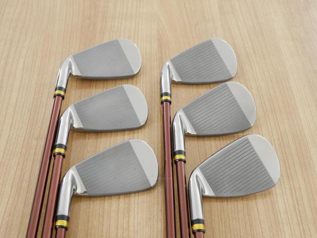 Iron set : Maruman : ชุดเหล็ก Maruman Majesty Prestigio X (รุ่นท๊อปสุด ปี 2020 หน้าเด้ง ตีไกลมาก ของใหม่ 1.2 แสนบาท) มีเหล็ก 6-10,Pw (6 ชิ้น เทียบเท่า 5-Pw) ก้านกราไฟต์ Flex R2