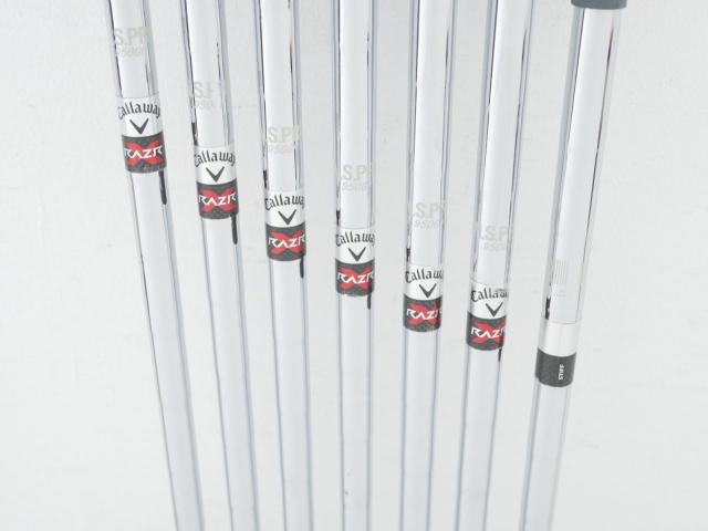 Iron set : Callaway : ชุดเหล็ก Callaway RAZR X Forged มีเหล็ก 4-Pw (7 ชิ้น) ก้านเหล็ก NS Pro 950 Flex S