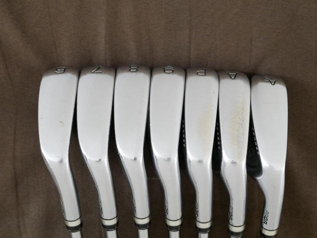 Iron set : PRGR : ชุดเหล็กกระเทย PRGR NEW Egg Forged (รุ่นปี 2020 ตีง่ายและไกลมากๆ เด้งสุดๆ COR 0.82) มีเหล็ก 6-Pw,Aw,As (7 ชิ้น) ก้านเหล็ก NS Pro 950 NEO Flex S