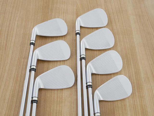 Iron set : PRGR : ชุดเหล็กกระเทย PRGR NEW Egg Forged (รุ่นปี 2020 ตีง่ายและไกลมากๆ เด้งสุดๆ COR 0.82) มีเหล็ก 6-Pw,Aw,As (7 ชิ้น) ก้านเหล็ก NS Pro 950 NEO Flex S