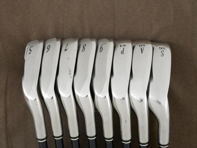 Iron set : XXIO : ชุดเหล็ก XXIO Impact Power Matching 5 มีเหล็ก 5-Pw,Aw,Sw (8 ชิ้น) ก้านกราไฟต์ MP-500 Flex R
