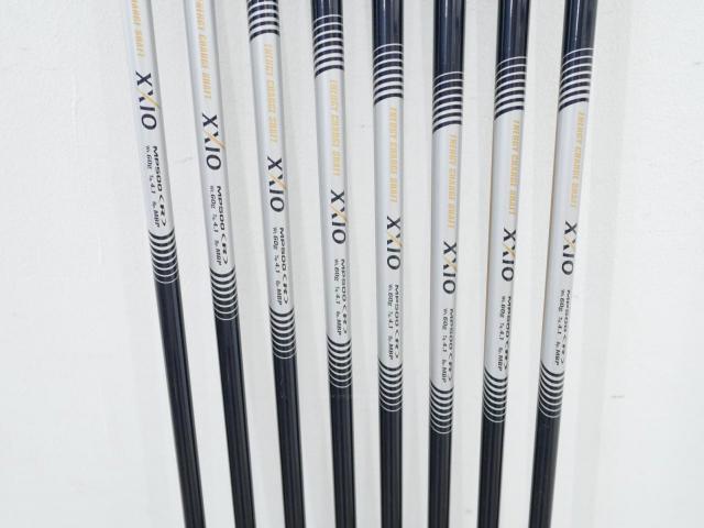 Iron set : XXIO : ชุดเหล็ก XXIO Impact Power Matching 5 มีเหล็ก 5-Pw,Aw,Sw (8 ชิ้น) ก้านกราไฟต์ MP-500 Flex R