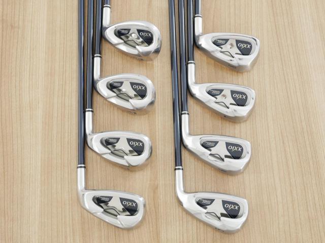 Iron set : XXIO : ชุดเหล็ก XXIO Impact Power Matching 5 มีเหล็ก 5-Pw,Aw,Sw (8 ชิ้น) ก้านกราไฟต์ MP-500 Flex R
