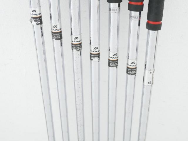 Iron set : Mizuno : ชุดเหล็ก Mizuno Intage Titanium (รุ่นท๊อป ใบใหญ่ ตีไกลมาก) มีเหล็ก 4-Pw (7 ชิ้น) ก้านเหล็ก NS Pro 950 Flex R