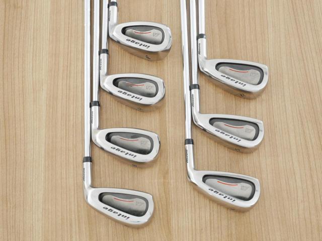 Iron set : Mizuno : ชุดเหล็ก Mizuno Intage Titanium (รุ่นท๊อป ใบใหญ่ ตีไกลมาก) มีเหล็ก 4-Pw (7 ชิ้น) ก้านเหล็ก NS Pro 950 Flex R