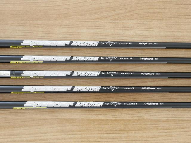 Iron set : Callaway : ชุดเหล็ก Callaway EPIC Forged Star (รุ่นท้อปสุด ปี 2020 ตีไกลกว่าปกติ 2 เบอร์) มีเหล็ก 6-Pw (5 ชิ้น) ก้านกราไฟต์ Fujikura Speeder Evolution Flex R