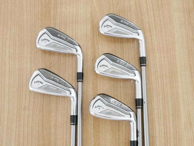 Iron set : Callaway : ชุดเหล็ก Callaway EPIC Forged Star (รุ่นท้อปสุด ปี 2020 ตีไกลกว่าปกติ 2 เบอร์) มีเหล็ก 6-Pw (5 ชิ้น) ก้านกราไฟต์ Fujikura Speeder Evolution Flex R