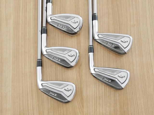 Iron set : Callaway : ชุดเหล็ก Callaway EPIC Forged Star (รุ่นท้อปสุด ปี 2020 ตีไกลกว่าปกติ 2 เบอร์) มีเหล็ก 6-Pw (5 ชิ้น) ก้านกราไฟต์ Fujikura Speeder Evolution Flex R