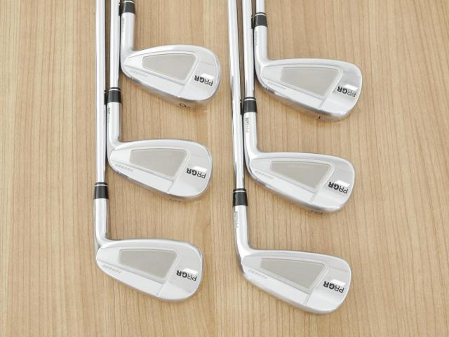 Iron set : PRGR : ชุดเหล็ก PRGR 01 Forged (Titanium Core ปี 2021) มีเหล็ก 5-Pw (6 ชิ้น) ก้านเหล็ก NS Pro 950 Flex S