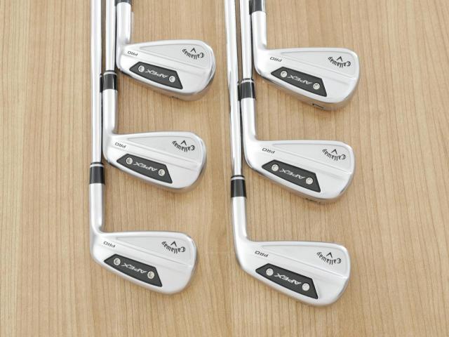 Iron set : Callaway : ชุดเหล็ก Callaway APEX Pro Forged (ออกปี 2024) มีเหล็ก 5-Pw (6 ชิ้น) ก้านเหล็ก NS Pro Modus 120 Flex S