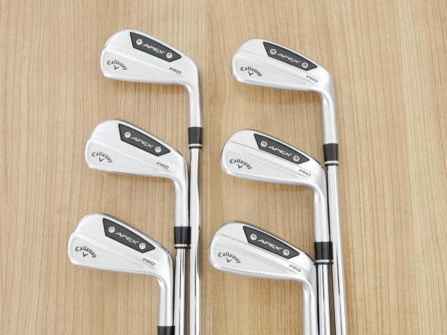 Iron set : Callaway : ชุดเหล็ก Callaway APEX Pro Forged (ออกปี 2024) มีเหล็ก 5-Pw (6 ชิ้น) ก้านเหล็ก NS Pro Modus 120 Flex S