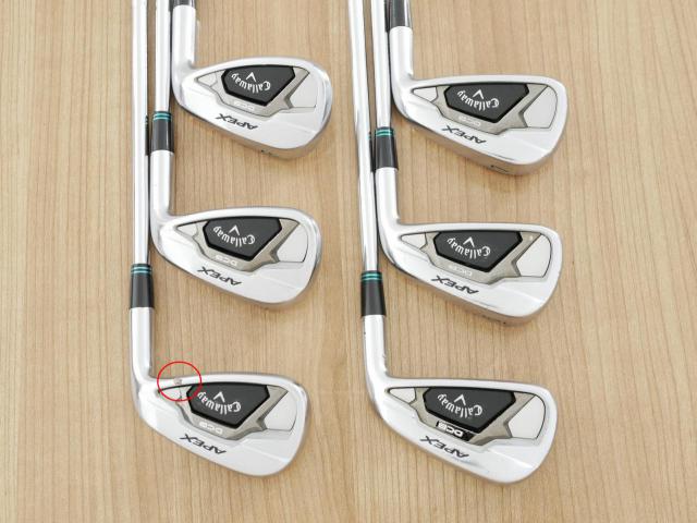 Iron set : Callaway : **มีตำหนิ** ชุดเหล็ก Callaway APEX DCB Forged (ปี 2022) มีเหล็ก 5-Pw (6 ชิ้น) ก้านเหล็ก NS Pro 850 Neo Flex S