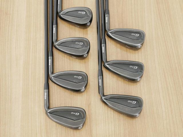 Iron set : Ping : ชุดเหล็ก Ping G710 (ปี 2021 Japan Spec. ใบใหญ่ ง่ายที่สุด ไกลที่สุดของ Ping) มีเหล็ก 5-Pw,Aw (7 ชิ้น) ก้านกราไฟต์ Ping ALTA Distanza 40 Flex R