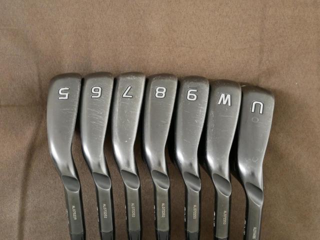Iron set : Ping : ชุดเหล็ก Ping G710 (ปี 2021 Japan Spec. ใบใหญ่ ง่ายที่สุด ไกลที่สุดของ Ping) มีเหล็ก 5-Pw,Aw (7 ชิ้น) ก้านกราไฟต์ Ping ALTA Distanza 40 Flex R