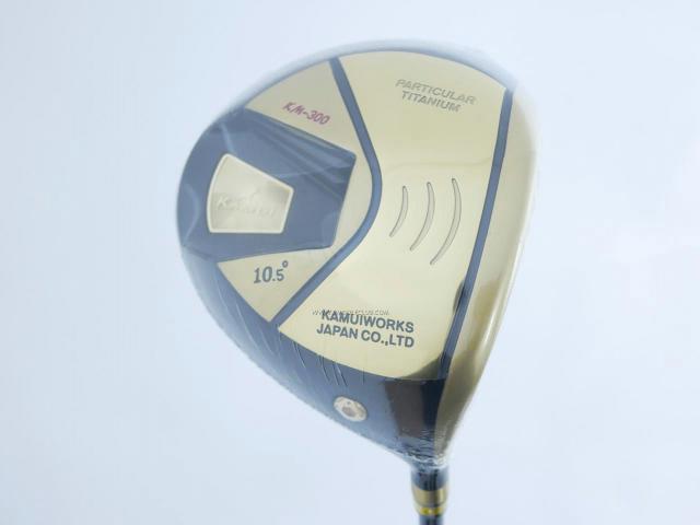 Driver : Kamuiworks : **ของใหม่ ยังไม่แกะพลาสติก** Kamuiworks KM-300 Gold (ปี 2018 หน้าเด้งเกินกฏ มีสปริงข้างใน) Loft 10.5 ก้าน Fujikura Double Kick Flex S