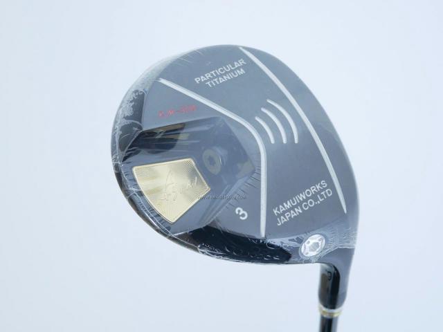 Fairway Wood : Kamui : **ของใหม่ ยังไม่แกะพลาสติก** หัวไม้ 3 Kamuiworks KM-300 (หน้าเด้ง มีสปริงข้างใน หายากมาก) Loft 15 ก้าน Fujikura Double Kick Flex S