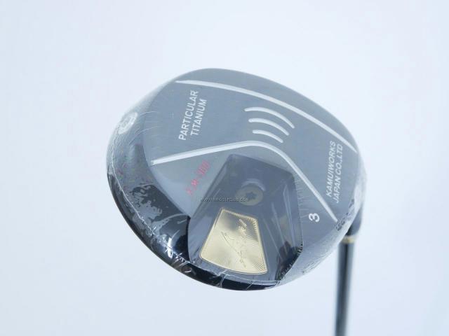 Fairway Wood : Kamui : **ของใหม่ ยังไม่แกะพลาสติก** หัวไม้ 3 Kamuiworks KM-300 (หน้าเด้ง มีสปริงข้างใน หายากมาก) Loft 15 ก้าน Fujikura Double Kick Flex S