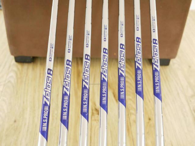 Iron set : Bridgestone : ชุดเหล็ก Bridgestone Tour B JGR HF1 Forged (รุ่นปี 2018 ตีไกลกว่าปกติ 2 เบอร์) มีเหล็ก 7-P1,P2,Aw,Sw (7 ชิ้น) ก้านเหล็ก NS Pro Zelos 8 Flex R