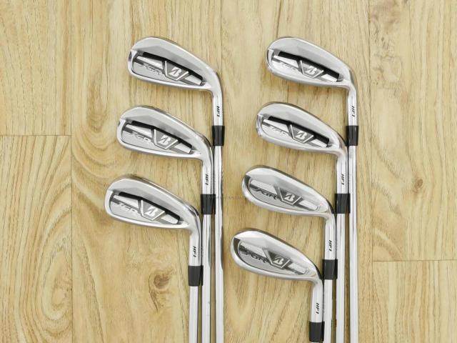 Iron set : Bridgestone : ชุดเหล็ก Bridgestone Tour B JGR HF1 Forged (รุ่นปี 2018 ตีไกลกว่าปกติ 2 เบอร์) มีเหล็ก 7-P1,P2,Aw,Sw (7 ชิ้น) ก้านเหล็ก NS Pro Zelos 8 Flex R