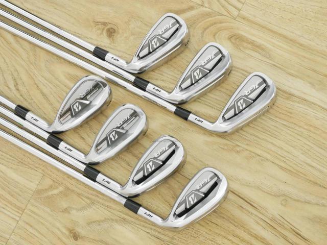 Iron set : Bridgestone : ชุดเหล็ก Bridgestone Tour B JGR HF1 Forged (รุ่นปี 2018 ตีไกลกว่าปกติ 2 เบอร์) มีเหล็ก 7-P1,P2,Aw,Sw (7 ชิ้น) ก้านเหล็ก NS Pro Zelos 8 Flex R