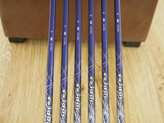 Lady club : All : ชุดเหล็ก Yamaha Inpres UD+2 (ปี 2018 ตีไกลที่สุด ไกลกว่าเหล็กทั่วไป 2 เบอร์) มีเหล็ก 6-Pw,Sw (6 ชิ้น) ก้านกราไฟต์ Flex R (Lady)