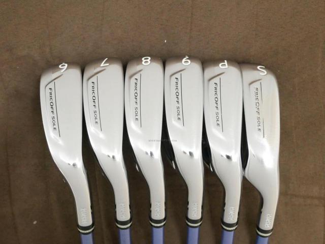 Lady club : All : ชุดเหล็ก Yamaha Inpres UD+2 (ปี 2018 ตีไกลที่สุด ไกลกว่าเหล็กทั่วไป 2 เบอร์) มีเหล็ก 6-Pw,Sw (6 ชิ้น) ก้านกราไฟต์ Flex R (Lady)