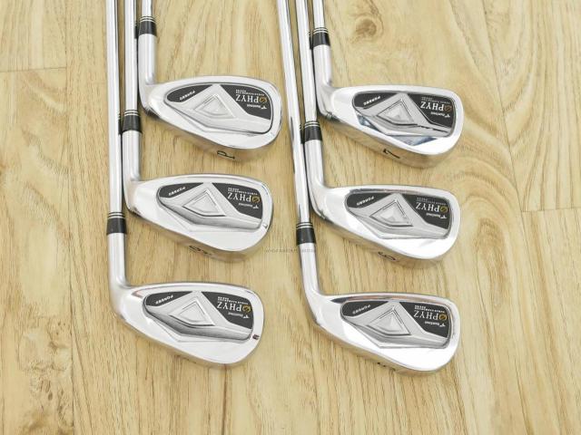 Iron set : Tourstage : ชุดเหล็ก Tourstage PHYZ Forged (ซีรี่ย์ท๊อป นุ่มไกล) มีเหล็ก 5-Pw (6 ชิ้น) ก้านเหล็ก NS Pro 800 Flex R