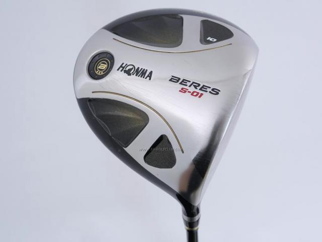 Driver : Honma : **ก้าน 3 ดาว** ไดรเวอร์ Honma Beres S-01 (460cc.) Loft 10 ก้าน ARMRQ 6 (49) Flex S (3 ดาว)