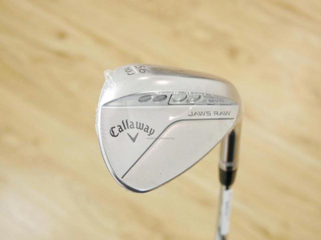 Wedge : Callaway : **ของใหม่ ยังไม่แกะพลาสติก** Wedge Callaway JAWS RAW (รุ่นใหม่ ปี 2023) Loft 56 ก้านเหล็ก Dynamic Gold S200