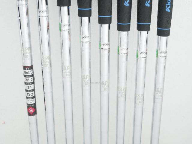 Iron set : Kasco : ชุดเหล็ก Kasco D-Max AR (ใบใหญ่หน้าเด้ง ไกล) มีเหล็ก 5-Pw,Aw,Sw (8 ชิ้น) ก้านเหล็ก NS Pro 950 Flex S