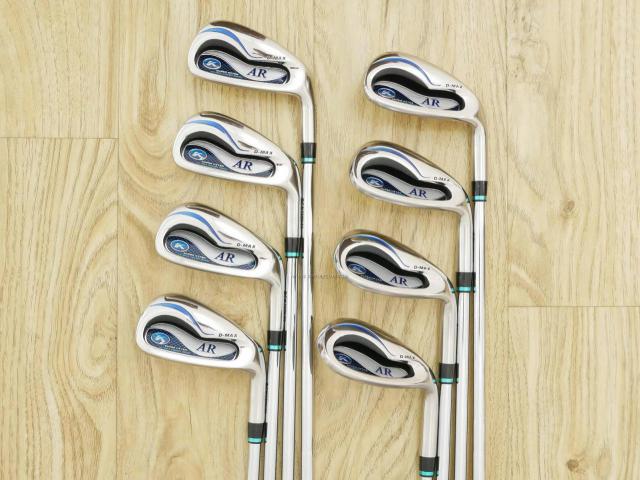 Iron set : Kasco : ชุดเหล็ก Kasco D-Max AR (ใบใหญ่หน้าเด้ง ไกล) มีเหล็ก 5-Pw,Aw,Sw (8 ชิ้น) ก้านเหล็ก NS Pro 950 Flex S