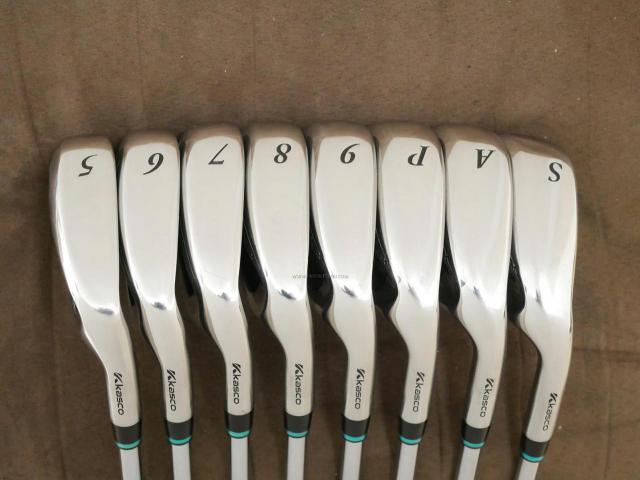 Iron set : Kasco : ชุดเหล็ก Kasco D-Max AR (ใบใหญ่หน้าเด้ง ไกล) มีเหล็ก 5-Pw,Aw,Sw (8 ชิ้น) ก้านเหล็ก NS Pro 950 Flex S