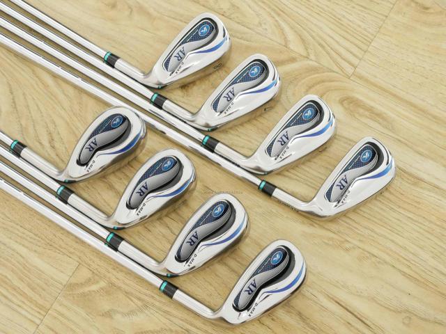 Iron set : Kasco : ชุดเหล็ก Kasco D-Max AR (ใบใหญ่หน้าเด้ง ไกล) มีเหล็ก 5-Pw,Aw,Sw (8 ชิ้น) ก้านเหล็ก NS Pro 950 Flex S