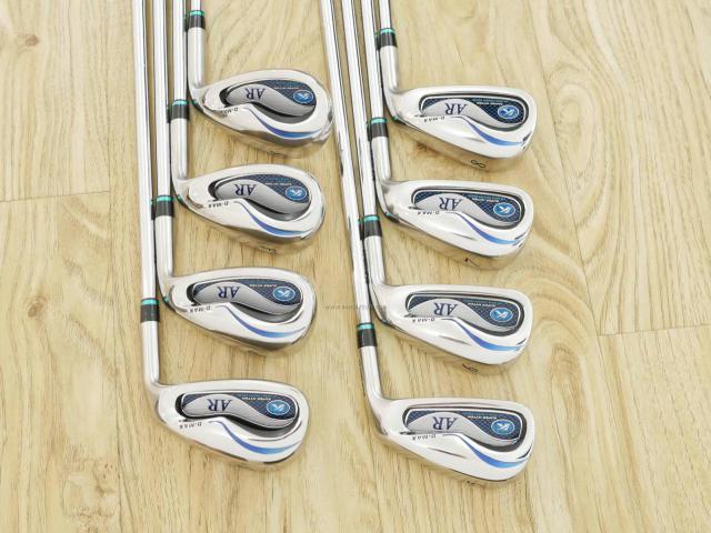 Iron set : Kasco : ชุดเหล็ก Kasco D-Max AR (ใบใหญ่หน้าเด้ง ไกล) มีเหล็ก 5-Pw,Aw,Sw (8 ชิ้น) ก้านเหล็ก NS Pro 950 Flex S