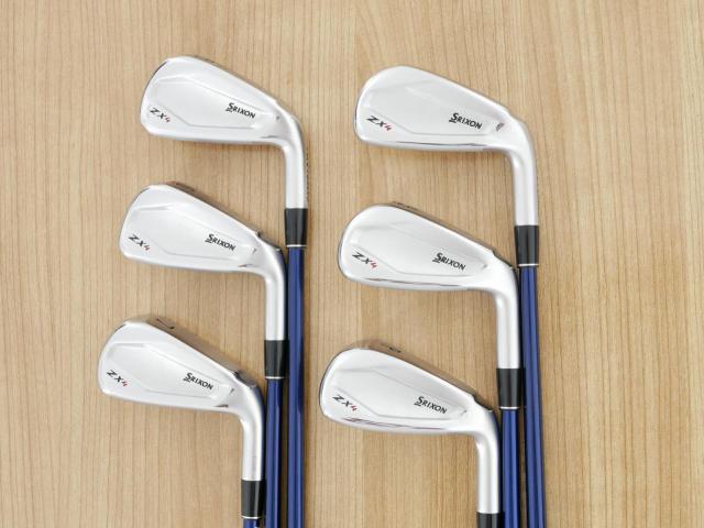Iron set : Other Brand : ชุดเหล็ก Srixon ZX4 Face Forged (รุ่นปี 2021 ตีง่าย ไกล) มีเหล็ก 5-Pw (6 ชิ้น) ก้านกราไฟต์ Mitsubishi Diamana ZX 60 Flex S