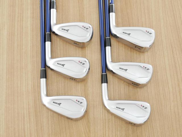 Iron set : Other Brand : ชุดเหล็ก Srixon ZX4 Face Forged (รุ่นปี 2021 ตีง่าย ไกล) มีเหล็ก 5-Pw (6 ชิ้น) ก้านกราไฟต์ Mitsubishi Diamana ZX 60 Flex S