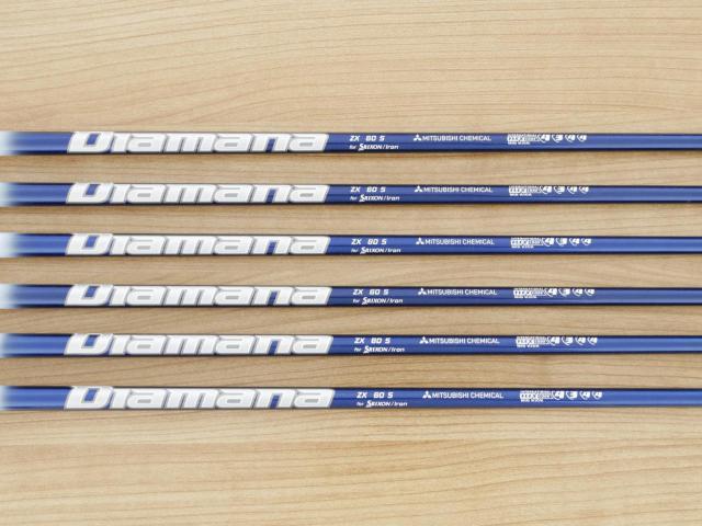 Iron set : Other Brand : ชุดเหล็ก Srixon ZX4 Face Forged (รุ่นปี 2021 ตีง่าย ไกล) มีเหล็ก 5-Pw (6 ชิ้น) ก้านกราไฟต์ Mitsubishi Diamana ZX 60 Flex S