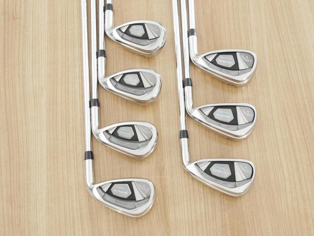 Iron set : Callaway : ชุดเหล็ก Callaway Rogue Star CF18 (ออกปี 2018 ตีง่าย ไกลมากๆ) มีเหล็ก 6-Pw,Aw,Gw (7 ชิ้น) ก้านเหล็ก NS Pro ZELOS 7 Flex S