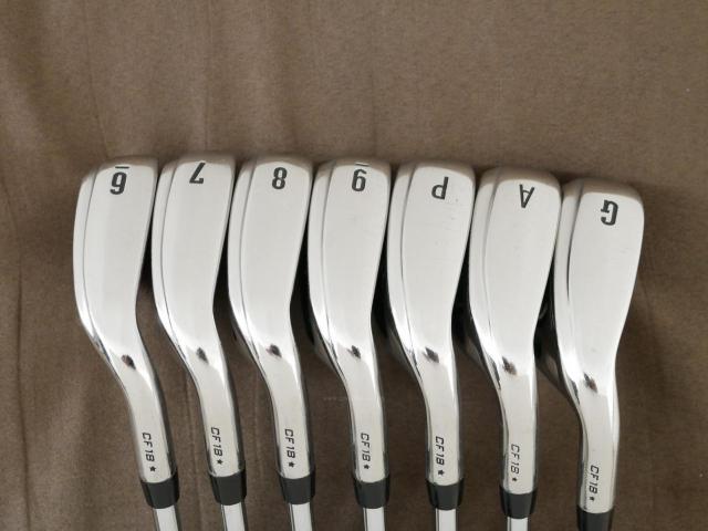 Iron set : Callaway : ชุดเหล็ก Callaway Rogue Star CF18 (ออกปี 2018 ตีง่าย ไกลมากๆ) มีเหล็ก 6-Pw,Aw,Gw (7 ชิ้น) ก้านเหล็ก NS Pro ZELOS 7 Flex S