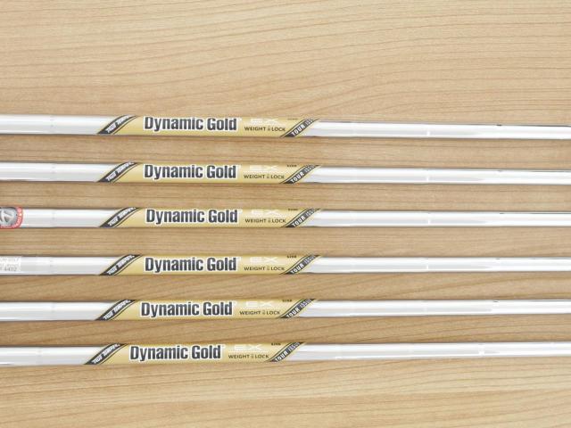 Iron set : Taylormade : ชุดเหล็ก Taylormade P7MC Forged (ซีรี่ย์ท้อปสุด ออกปี 2021) มีเหล็ก 5-Pw (6 ชิ้น) ก้านเหล็ก Dynamic Gold EX Weight Lock Tour Issue S200