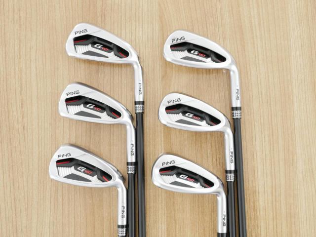 Iron set : Ping : ชุดเหล็ก Ping G410 (รุ่นปี 2019 Japan Spec. ใบใหญ่ ง่าย ไกล) มีเหล็ก 6-Pw,Aw (6 ชิ้น) ก้านกราไฟต์ Ping ALTA J CB Flex S