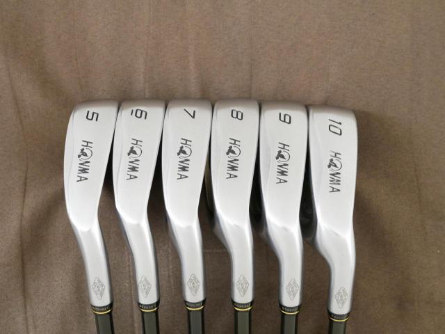 Iron set : Honma : ชุดเหล็ก Honma Beres MG602 (เหมาะกับซีเนียร์) มีเหล็ก 5-10 (6 ชิ้น) ก้าน ARMRQ UD45 FLex R (2 ดาว)