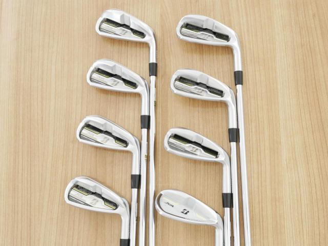 Iron set : Bridgestone : ชุดเหล็ก Bridgestone JGR Hybrid Forged (ตีไกลกว่าตัวอื่น 2 เบอร์) มีเหล็ก 5-P1,P2,Aw (8 ชิ้น) ก้านเหล็ก NS Pro ZELOS 8 Flex R