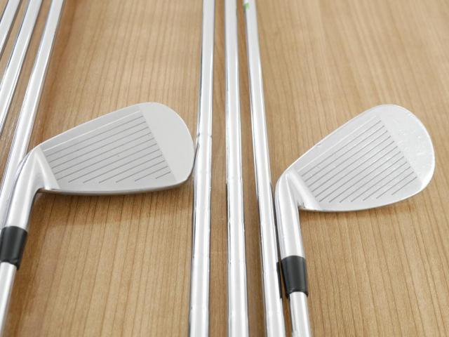 Iron set : Bridgestone : ชุดเหล็ก Bridgestone JGR Hybrid Forged (ตีไกลกว่าตัวอื่น 2 เบอร์) มีเหล็ก 5-P1,P2,Aw (8 ชิ้น) ก้านเหล็ก NS Pro ZELOS 8 Flex R