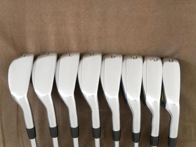 Iron set : Bridgestone : ชุดเหล็ก Bridgestone JGR Hybrid Forged (ตีไกลกว่าตัวอื่น 2 เบอร์) มีเหล็ก 5-P1,P2,Aw (8 ชิ้น) ก้านเหล็ก NS Pro ZELOS 8 Flex R