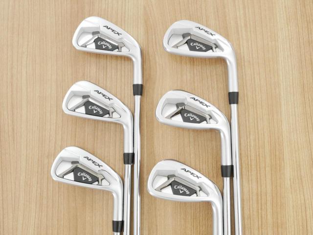 Iron set : Callaway : ชุดเหล็ก Callaway APEX Forged (รุ่นปี 2022) มีเหล็ก 5-Pw (6 ชิ้น) ก้านเหล็ก NS Pro ZELOS 8 Flex R