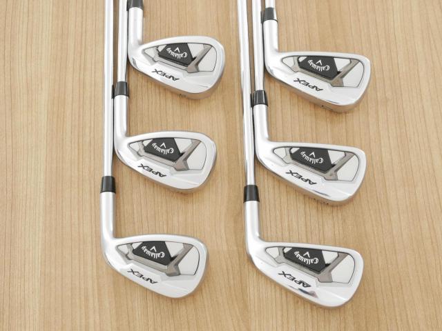 Iron set : Callaway : ชุดเหล็ก Callaway APEX Forged (รุ่นปี 2022) มีเหล็ก 5-Pw (6 ชิ้น) ก้านเหล็ก NS Pro ZELOS 8 Flex R
